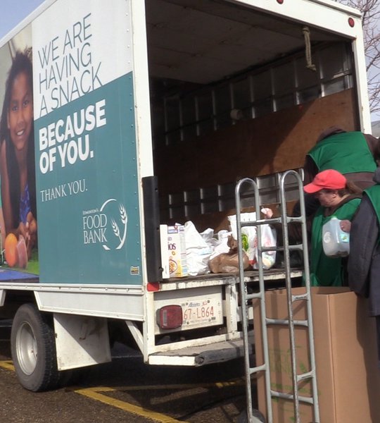 Updates Edmonton's Food Bank
