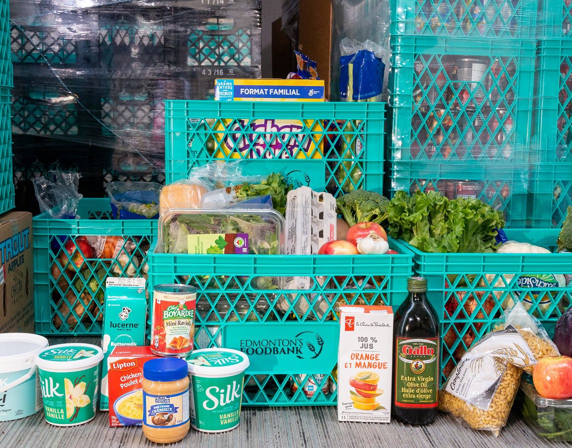 Updates Edmonton's Food Bank